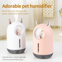 Load image into Gallery viewer, New Humidifier Cute Pet Mini Household Small Moisturizing Aromatherapy Car Creativity Air Bear USB Humidifier LED Mist Maker