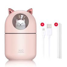 Load image into Gallery viewer, New Humidifier Cute Pet Mini Household Small Moisturizing Aromatherapy Car Creativity Air Bear USB Humidifier LED Mist Maker
