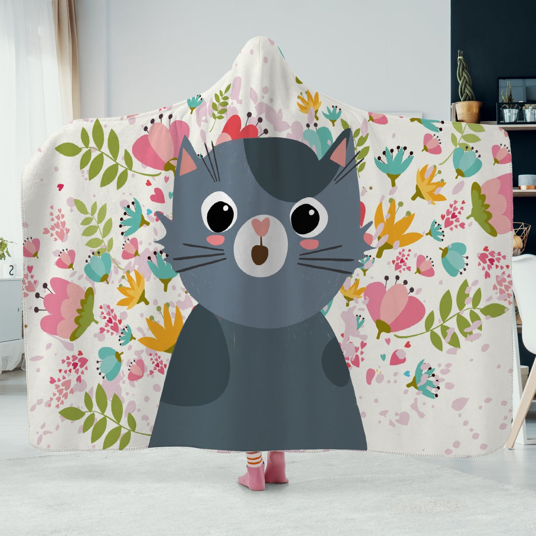 320. Casual Dual-Sided Stitched Hoodie Blanket